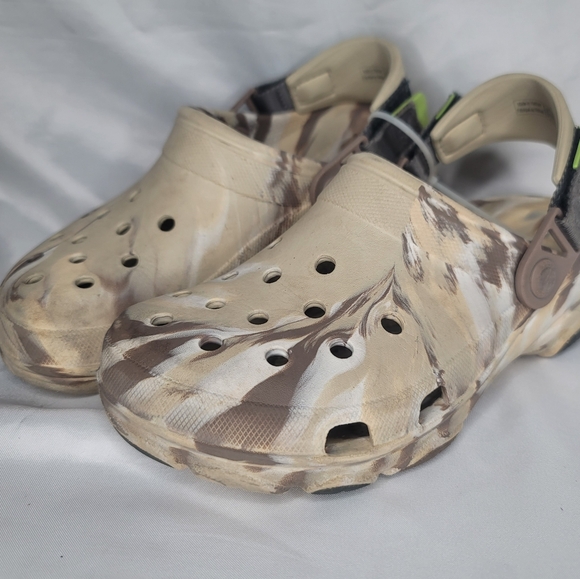Crocs ALL-TERRAIN MARBLED CLOG Unisex Size W6 M4 - Picture 1 of 11